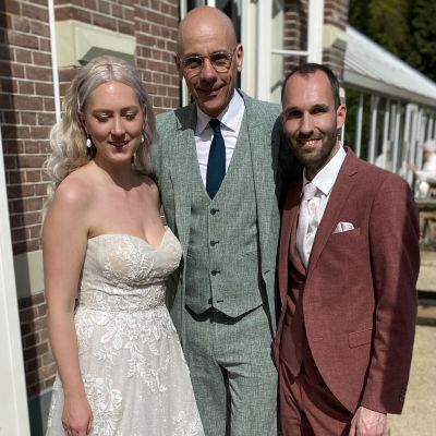 Esmee en Niek , bruidspaar