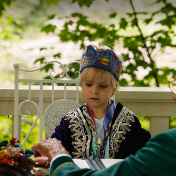 Groot moment voor een kleine vent